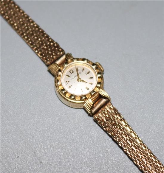 Ladys 9ct gold Movado watch